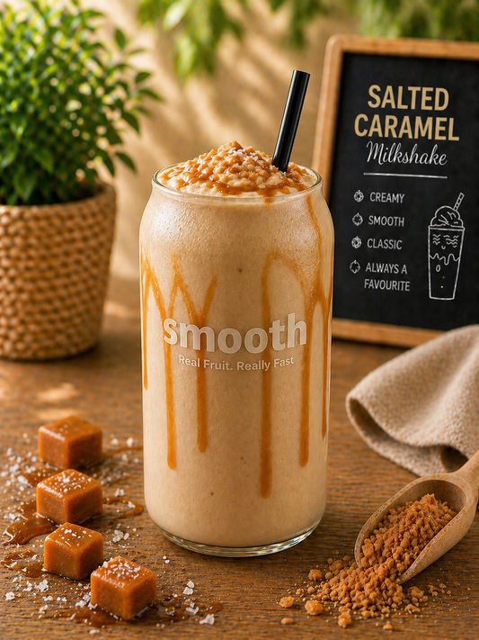 Milchshake mit gesalzenem Karamell