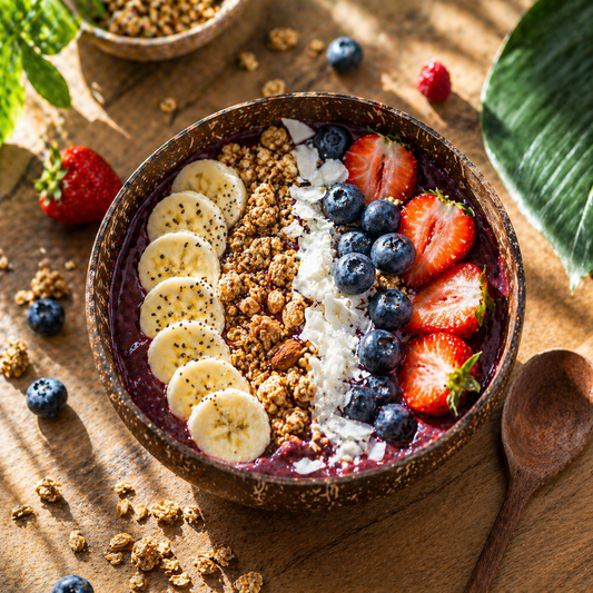 Açaí-Beeren-Schale