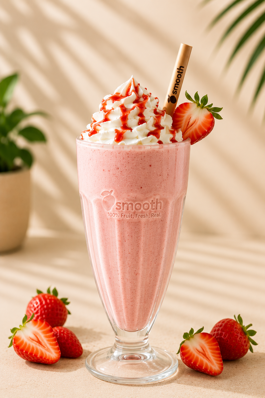 Erdbeer Milchshake Produktbild