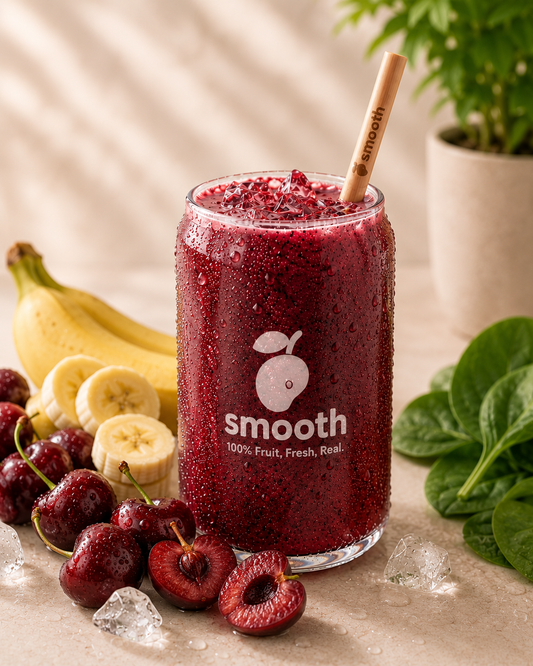 Kiba Mix Smoothie mit Kirschen und Banane