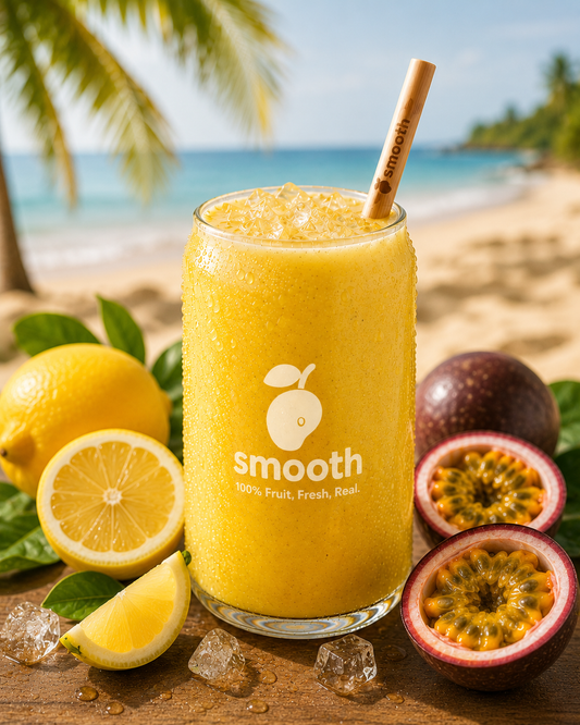 Sunny Mix Smoothie mit Zitrone und Maracuja